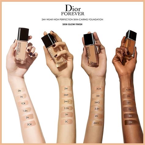 dior forever skin glow shades